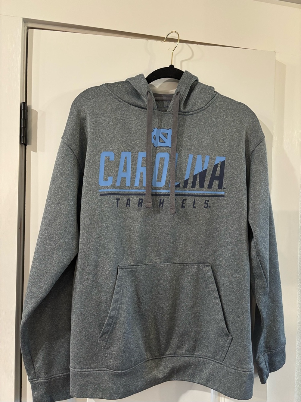 Champion Carolina Tar Heels Gray & Light Blue Hoodie